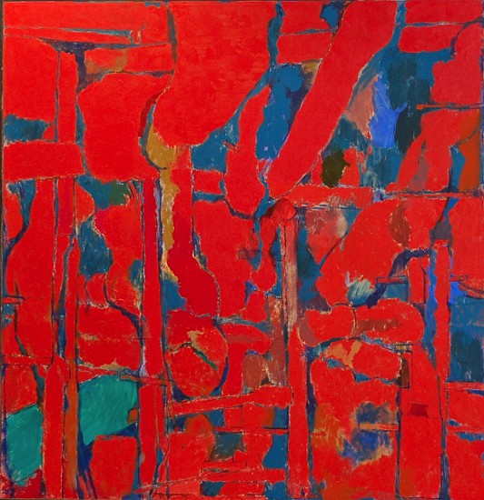 Arthur Osver, Red and the Blue
1969, Oil on Canvas