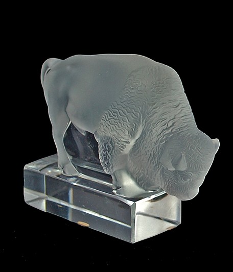 Lalique, Bison
Glass
