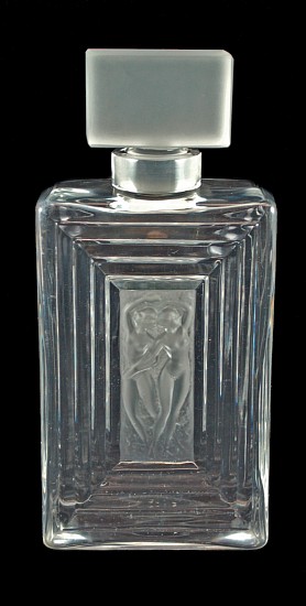 Lalique, Perfume Bottle with Nymph Motif
Glass