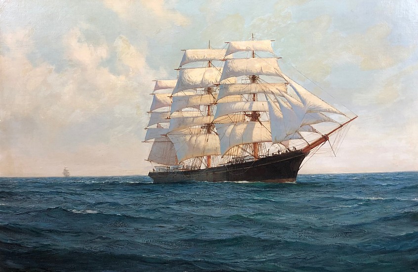 Montague Dawson, Clipper Ship L. Hogue
Oil on Canvas