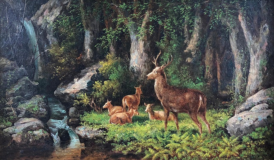 John White Allen Scott, The Woodlands
Oil on Canvas