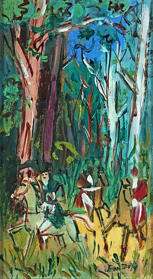 Jean Dufy, Les Cavaliers dans le Parc
Oil on Canvas