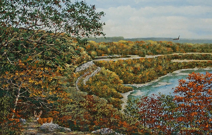James Harris, Missouri Autumn
Oil on Canvas