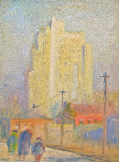 Angelo Corrubia, The Chase Park Plaza, St. Louis
Oil on Board