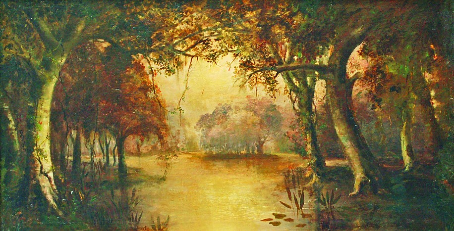 Joseph Rusling Meeker, Swamp Scene
Oil on Canvas