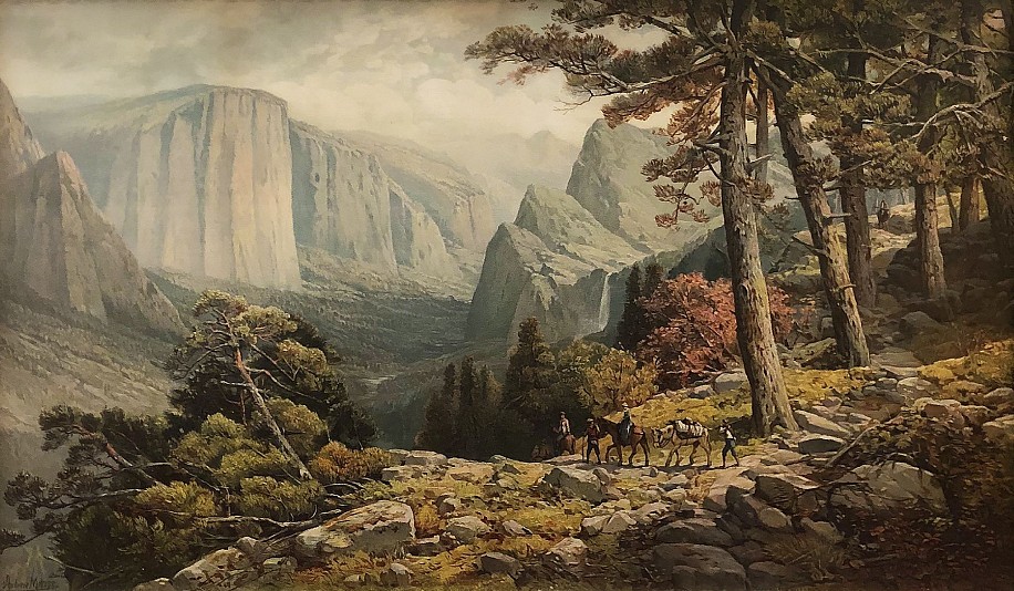 (After) Andrew Melrose, Yosemite Valley
Chromolithograph