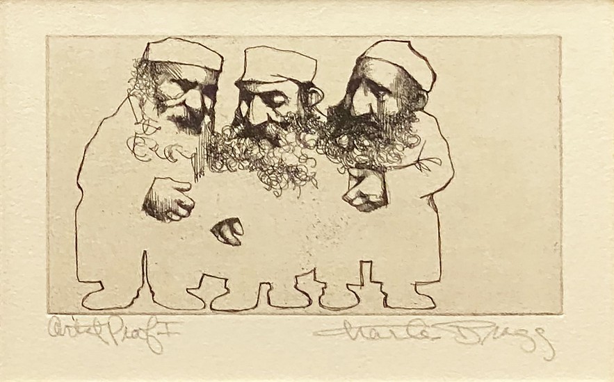 Charles Bragg, Three Wise Men
Lithograph