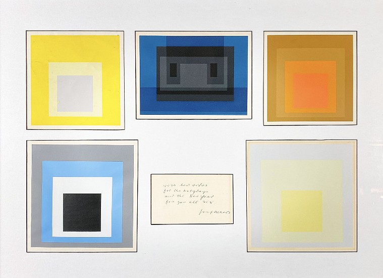 Josef Albers, Hommage to the Square (Set of Six Cards)
1960, Screenprint