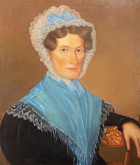 George Caleb Bingham, Portrait of Mrs. Jacob Fortney Wyan
1835, Oil on Board