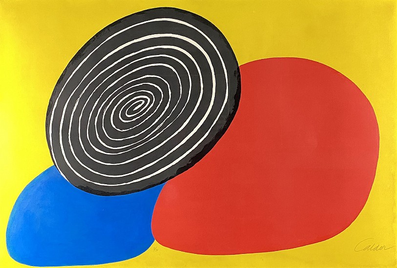 Alexander Calder, Les Trois Oeufs
1974, Color Lithograph
