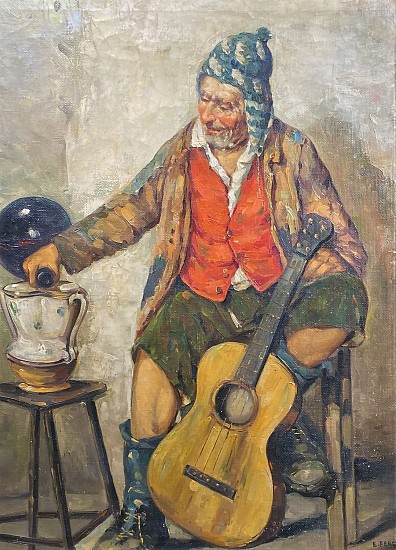 E. Frere, The Old Musician
Oil on Canvas