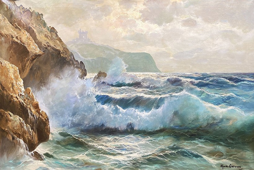 Guido Odierna, Crashing Surf
Oil on Canvas
