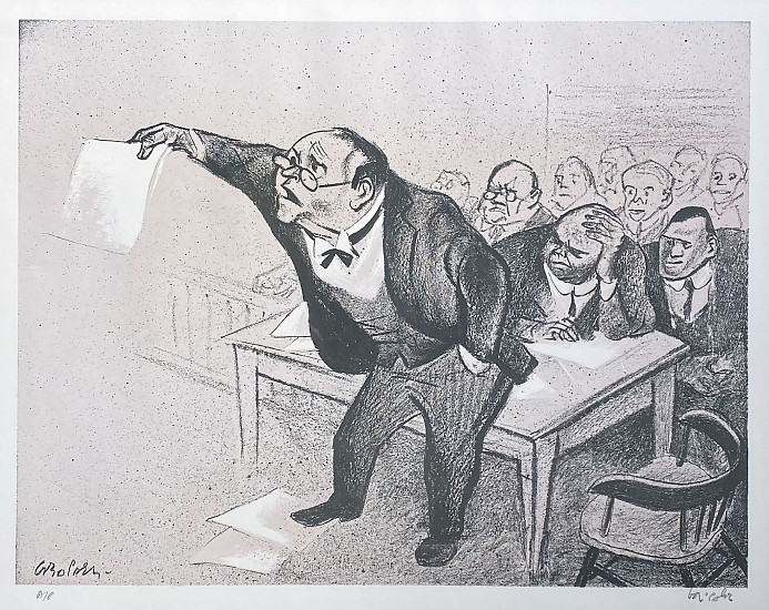 William Gropper, Evidence
Lithograph