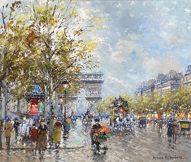 Antoine Blanchard, Avenue des Champs-Elysses, Paris
Oil on Canvas