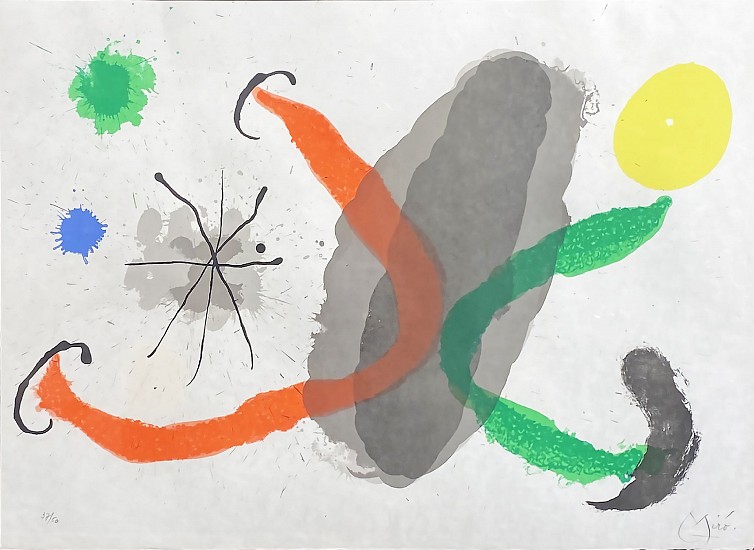Joan Miro, Abstract (Edition 37/50)
Color Lithograph