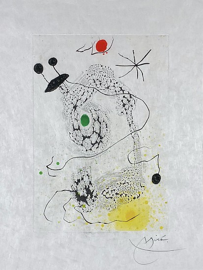 Joan Miro, Passacaille
1968, Aquatint, Etching, and Carborundum