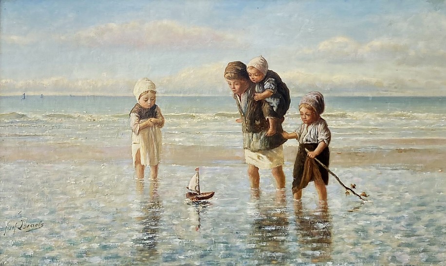 Josef Israels, Children at the Seashore
Oil on Panel
