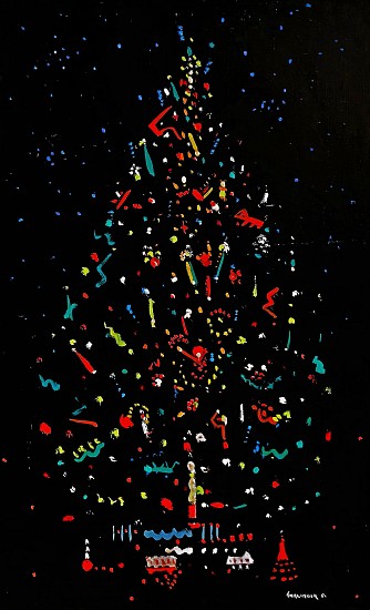Oscar E Thalinger, Christmas Tree
1951, Mixed Media