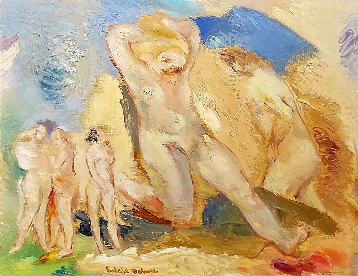 Salcia Bahnc, Nudes
Oil on Canvas