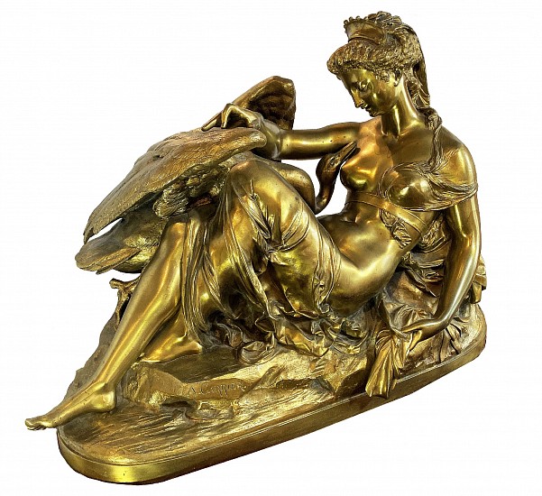 Albert-Ernest Carrier-Belleuse, Leda and the Swan
c .1858, Bronze