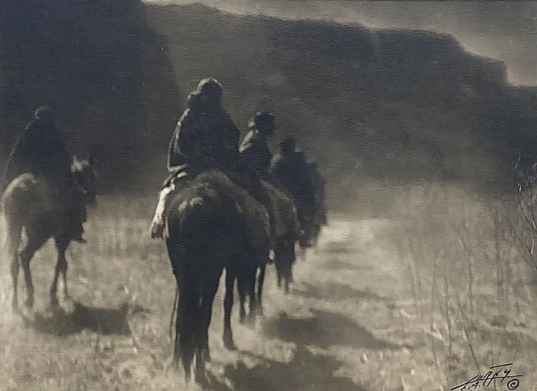 Edward Curtis, The Vanishing Race
1904, Platinum Print