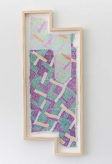 Emily Mueller, Jigsaw Feeling
2022, Colored Pencil on Handmade Paper