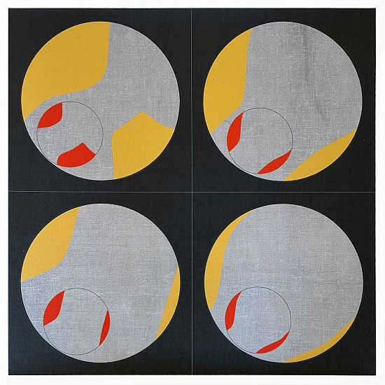 Ernest Tino Trova, Grey Sphere with Black Background
1967, Silkscreen