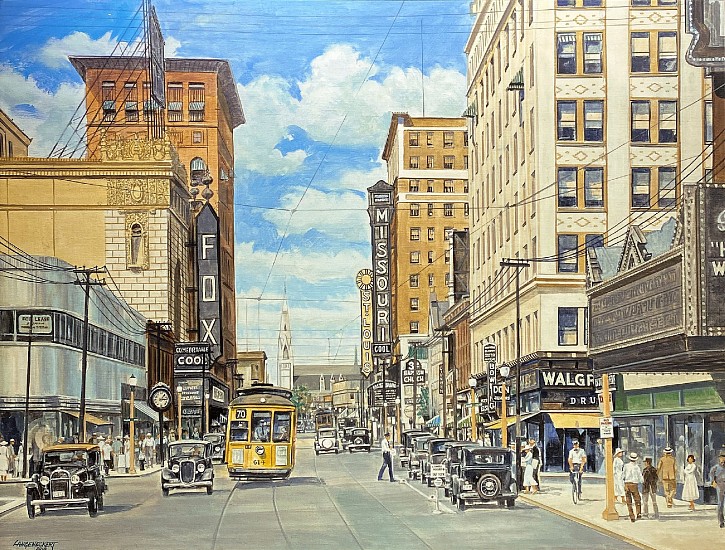 Don Langeneckert, Grand and Olive, 1929
2018, Oil on Canvas
