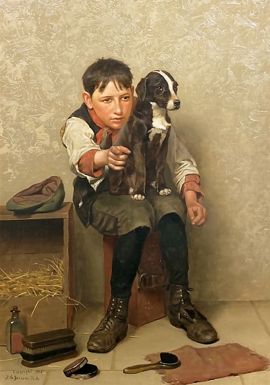 John George Brown, Lookey There!
1905, Oil on Canvas