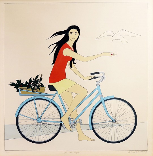 Will Barnett, Blue Bicycle
1979, Color Lithograph