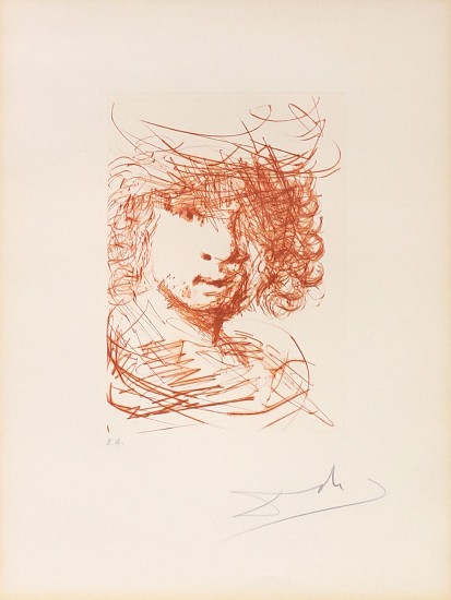 Salvador Dali, Rembrandt
Lithograph