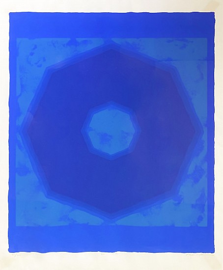 Nobu Fukui, Blue Abstract #4
1972, Color Lithograph