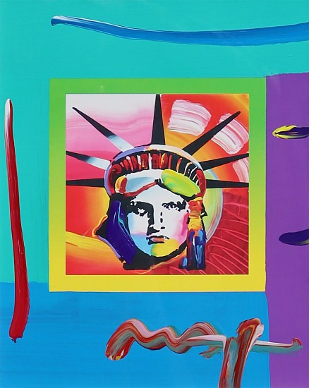 Peter Max, Liberty Head II
Mixed Media