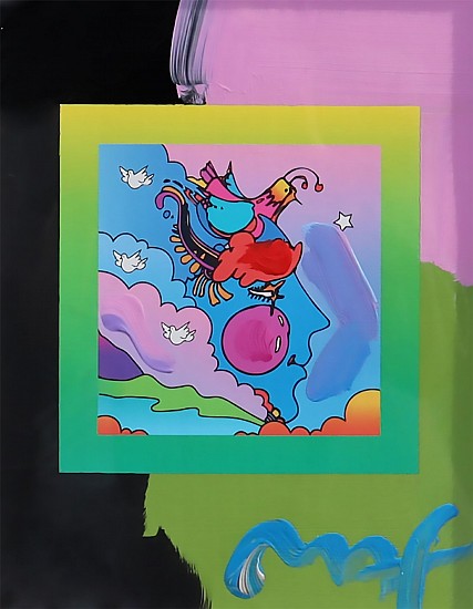 Peter Max, Woodstock Series, Profile on B
Mixed Media