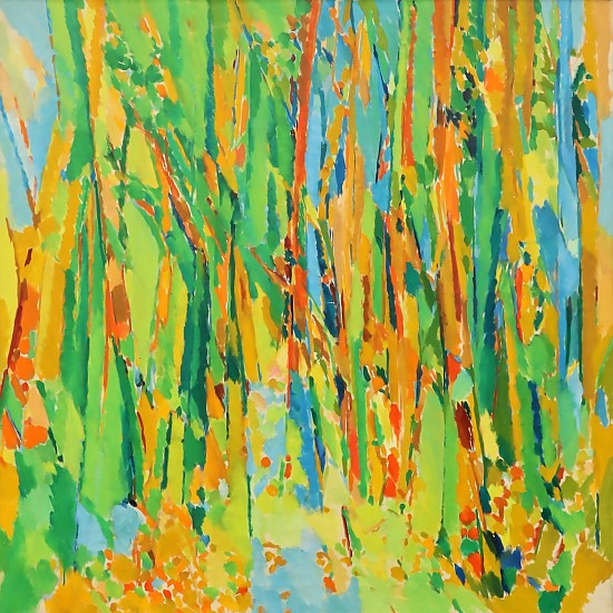 Phillip Sutton RA, Dark Green Wood
1956, Oil on Canvas