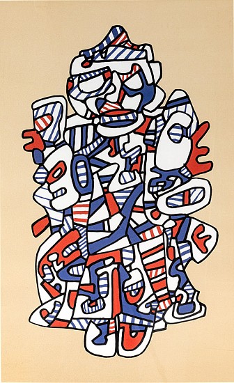 Jean Dubuffet, Untitled
1976, Color Lithograph