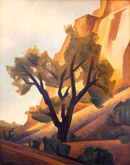 Ed Mell, Canyon Cottonwood
2001, Oil on Canvas