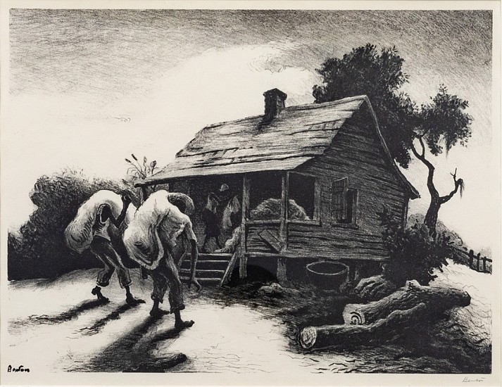 Thomas Hart Benton, Back from the Fields
Lithograph