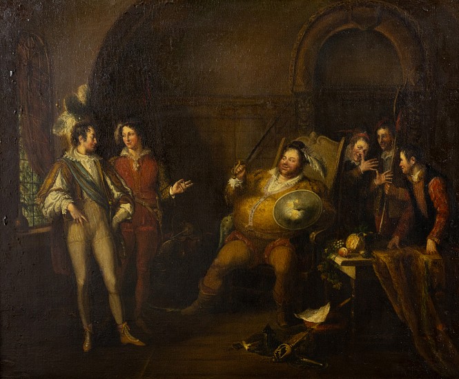 Attrib. to John Cawse, Falstaff and Prince Hal
Oil on Canvas