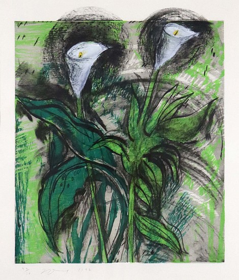 Jim Dine, Calla Lillies, Verona
1992, Woodcut