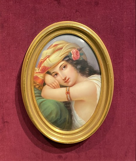 Kpm, Germany, Orientalist Beauty (After Ingres)
Paint on Porcelain