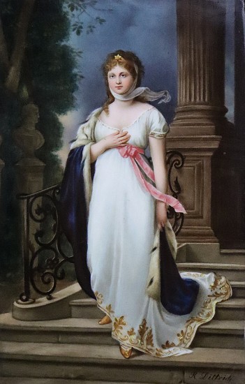 Kpm, Germany, Queen Louise
Paint on Porcelain