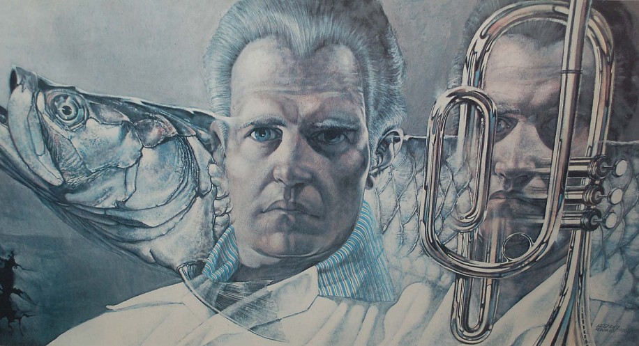 Siegfried Gerhard Reinhardt, Self Portrait
Color Lithograph