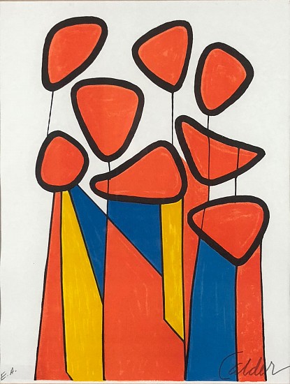 Alexander Calder, Squash Blossoms
Color Lithograph