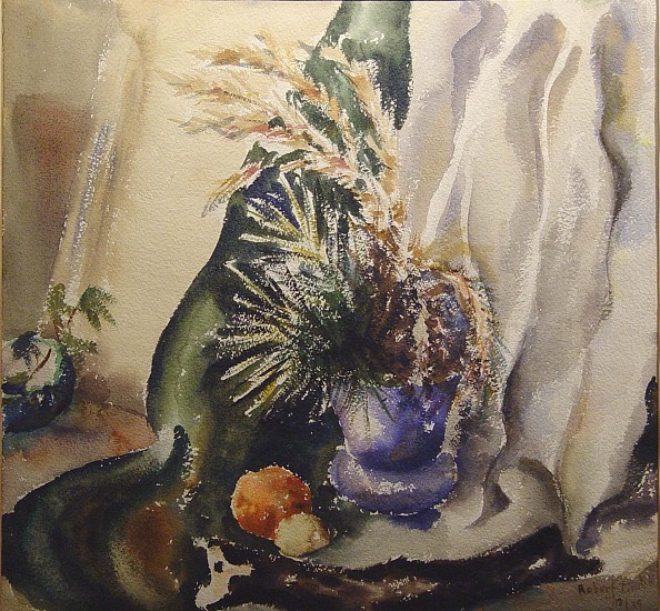 Robert E. Tindall, Still Life with Blue Vase
1939, Watercolor