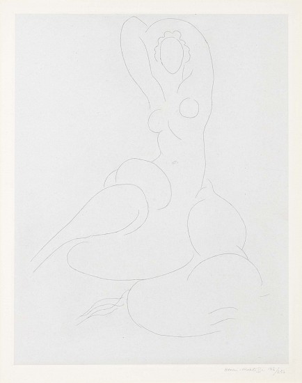 Henri Emile Benoit Matisse, Odalisque (Nu Pour Cleveland)
1932, Etching on Chine Collé