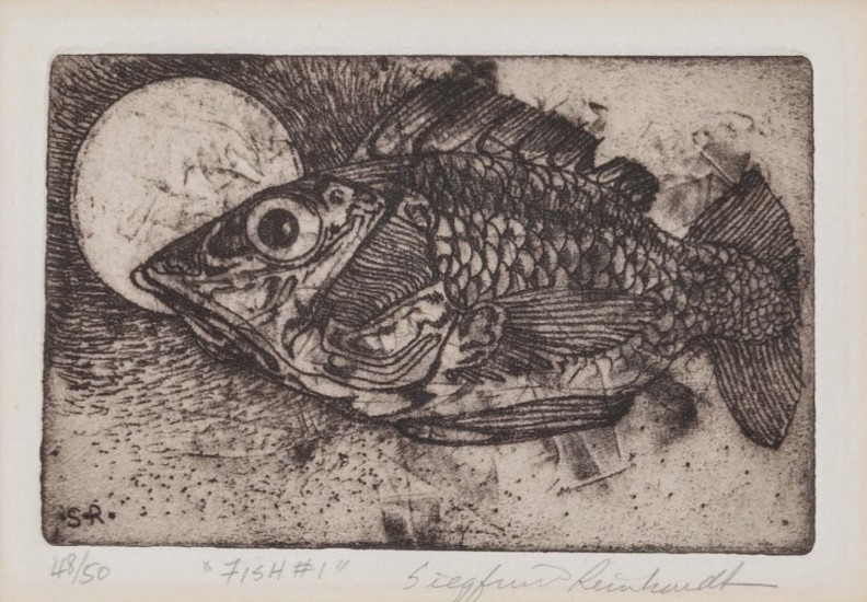 Siegfried Gerhard Reinhardt, Fish #1
Etching