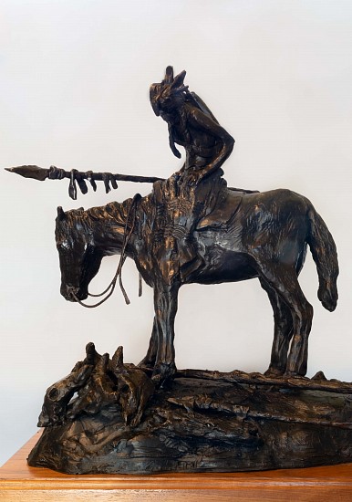 R.H. Dick, A Warning on the River of the Two Medicine
Bronze