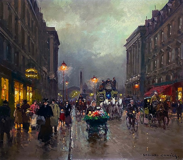 Edouard Cortes, Rue Royale, Concord
Oil on Canvas