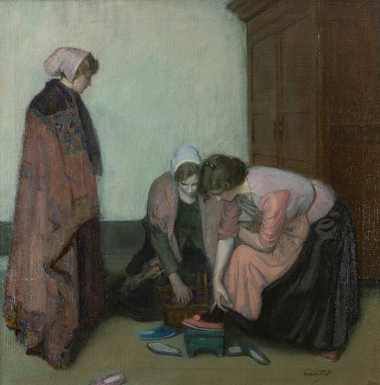Myron Barlow, Seamstresses
Oil on Canvas